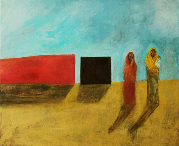 Overflight, huile sur toile, 2006. Oil on canvas